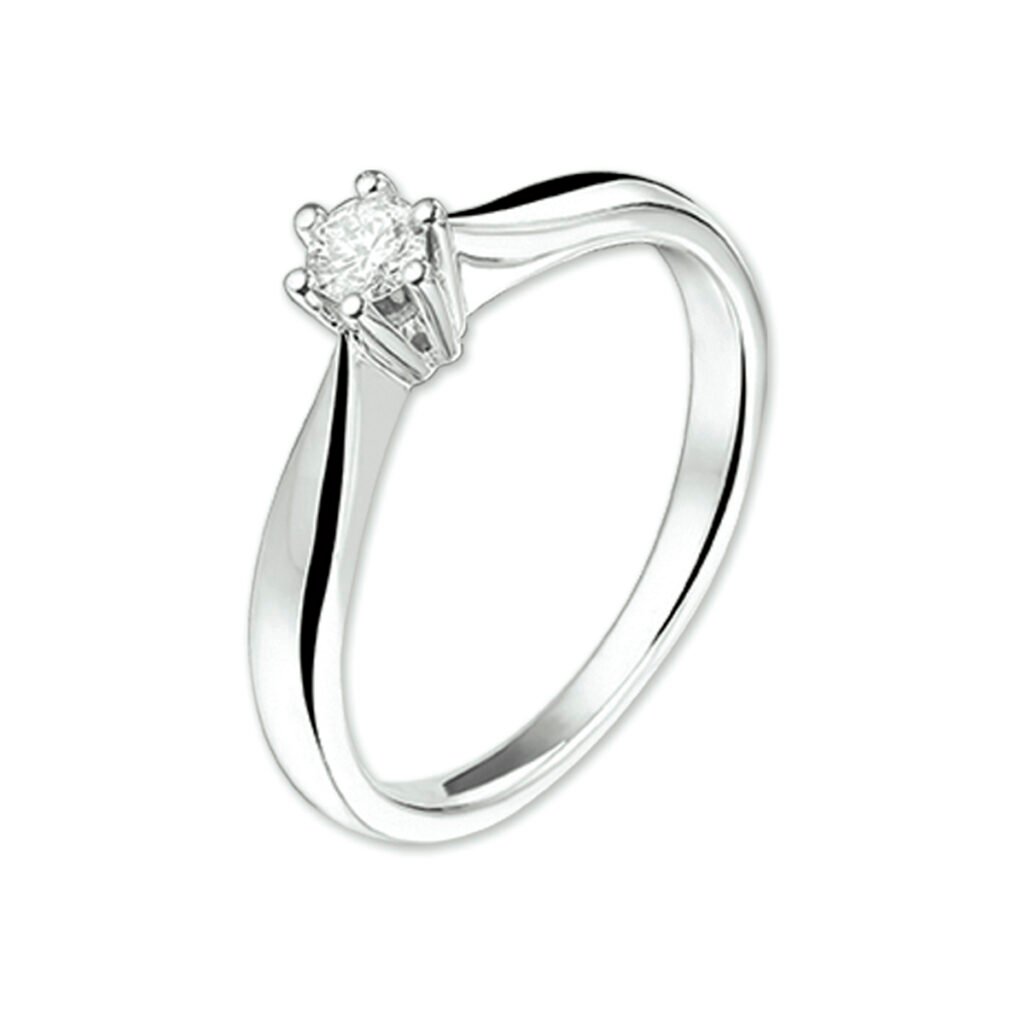 ring diamant 0.15ct h si