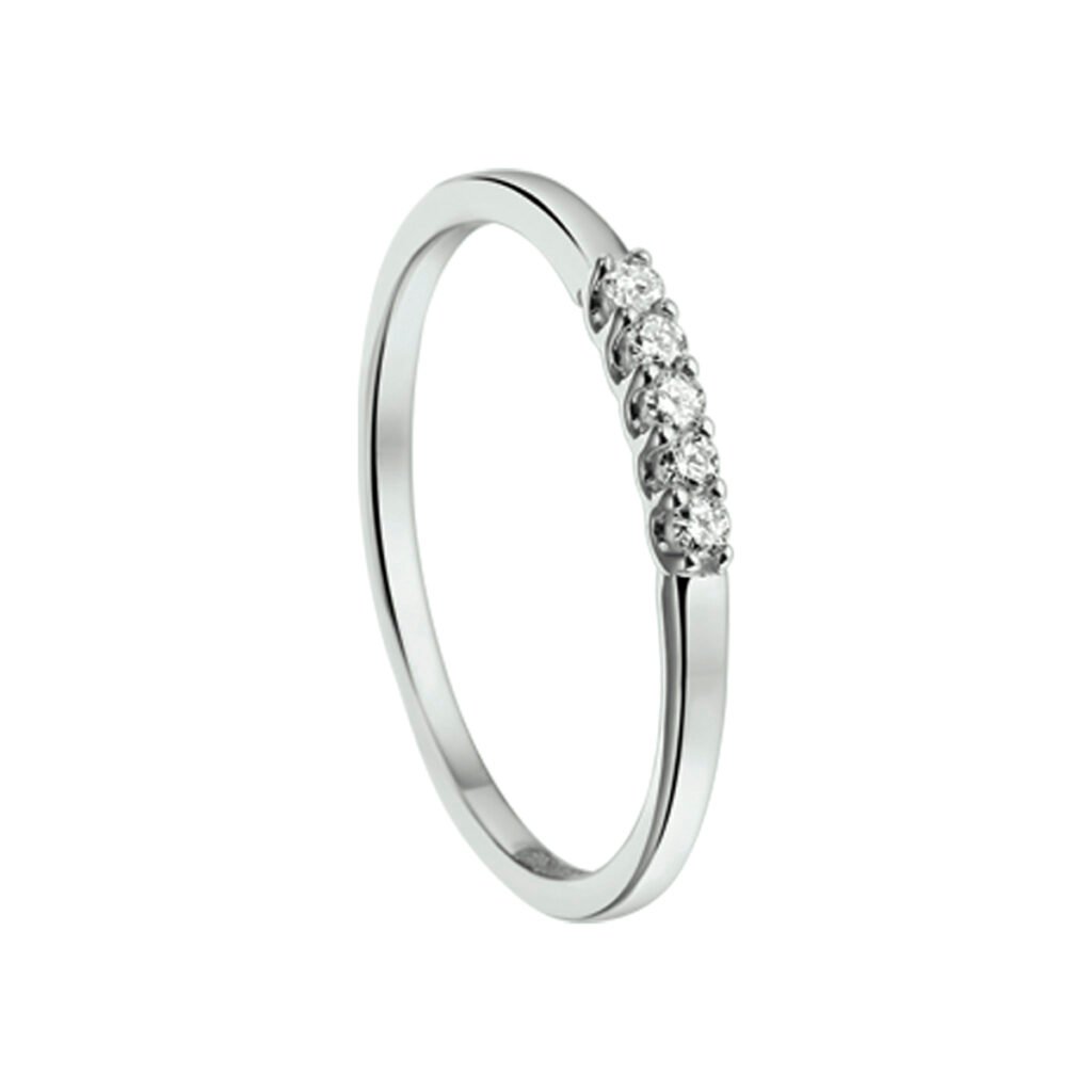 ring diamant 0.10ct h si