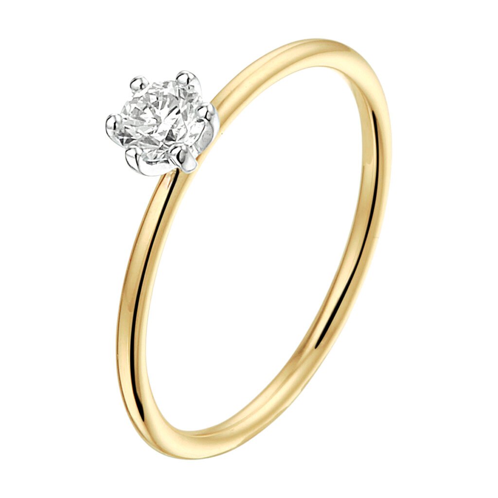 ring diamant 0.245ct h si