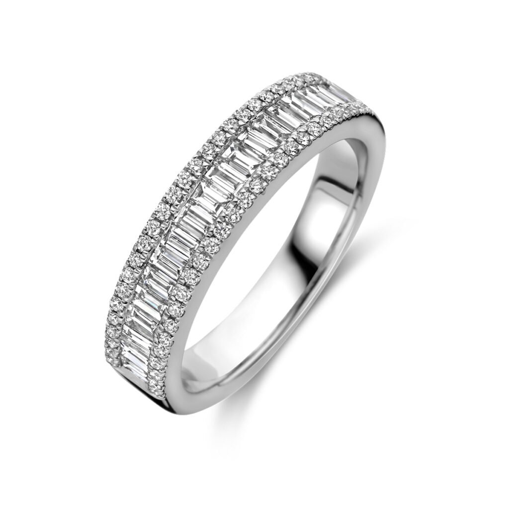 ring diamant 0.76ct h si