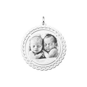 Fotogravure Hanger met Decoratieve Rand van Names4ever