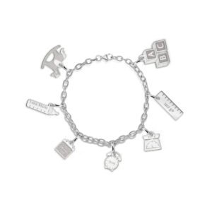 Moederdag | Bedelarmband met Zeven Geboorte Bedels van Zilver > Names4ever