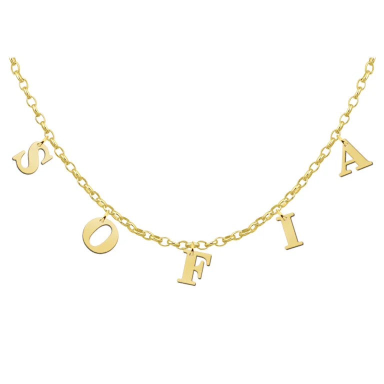 Ketting met initialen